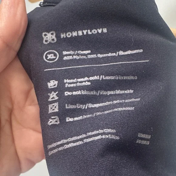 Honeylove Silhouette Wireless Bra Black size XL - Picture 9 of 9